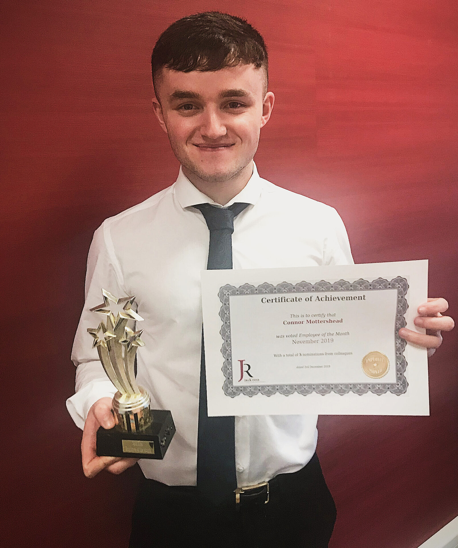 Connor employee of the month