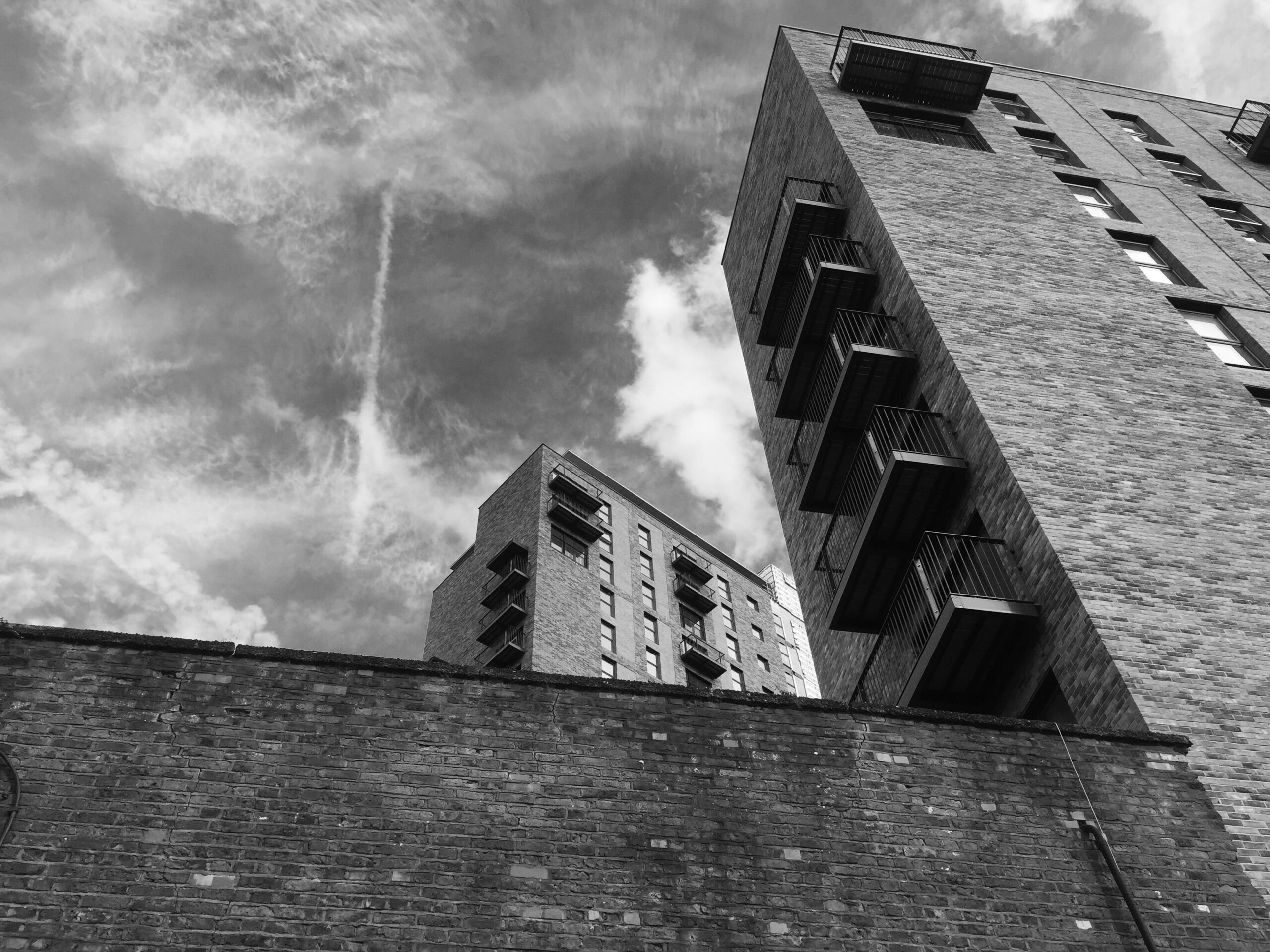 A tall residential building